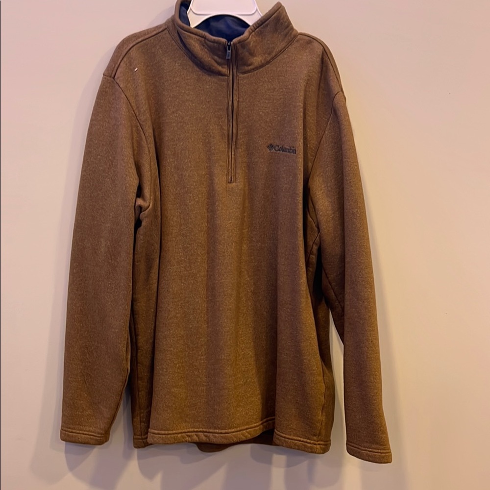 Columbia Brown Zip Up Sweater
